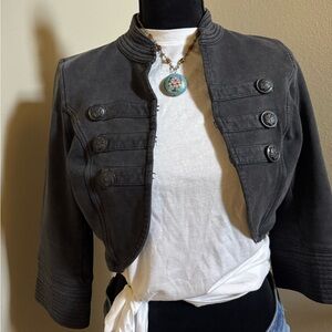 Urban Outfitters Amber and Blue Pendant Necklace